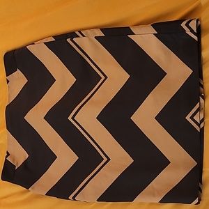 Chevron Limited Pencil Skirt